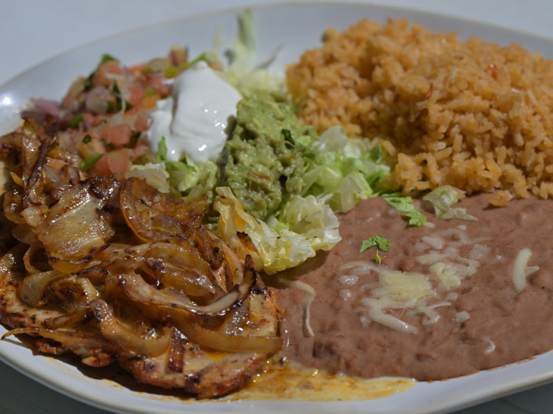 Mexican food on plate